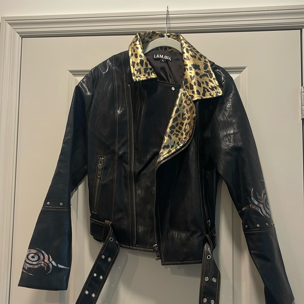 I. AM. GIA. leather jacket
